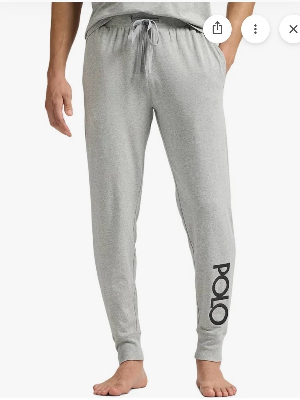 NEW Men's Polo Ralph Lauren Pajama Jogger Pant Sz Large